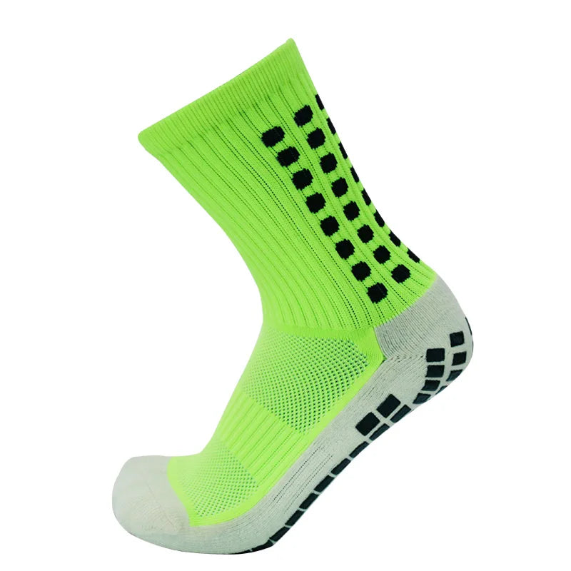 New Sports anti Slip Soccer Socks Cotton Football Men Grip Socks Calcetas Antideslizantes De Futbol
