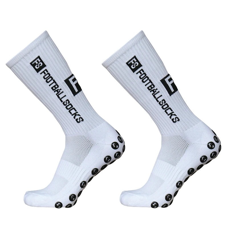 New Sports anti Slip Soccer Socks Cotton Football Men Grip Socks Calcetas Antideslizantes De Futbol