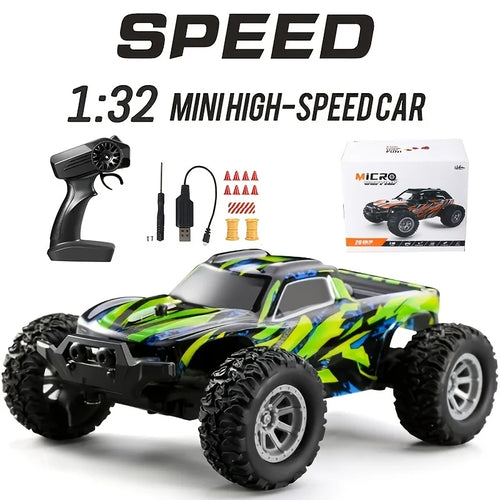 1:32Proportion Remote Control Car, Remote Control Car Max 20 Km/H, 2.4Ghz High-Speed All-Terrain Outdoor Electric Toy Car